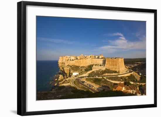 Citadel and High Town, Boniface, Corsica, France-Massimo Borchi-Framed Photographic Print