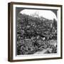 Citadel and Mohammed Ali Mosque Beyond Bab-El-Wezir Cemetery, Cairo, Egypt, 1905-Underwood & Underwood-Framed Photographic Print