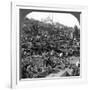 Citadel and Mohammed Ali Mosque Beyond Bab-El-Wezir Cemetery, Cairo, Egypt, 1905-Underwood & Underwood-Framed Photographic Print