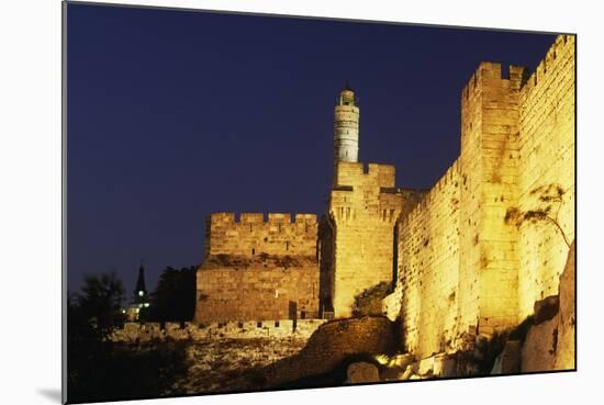 Citadel and Tower of David (Founded in 2nd Century BC)-null-Mounted Photographic Print