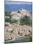 Citadel and Town Overlooking River Durance, Sisteron, Provence, France-John Miller-Mounted Photographic Print