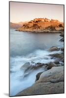 Citadel at Sunset, Calvi, Balagne, Corsica, France, Mediterranean, Europe-Markus Lange-Mounted Photographic Print