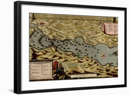 Citadel at the Ancient City of Marseille, France - 1700-Anna Beeck-Framed Art Print