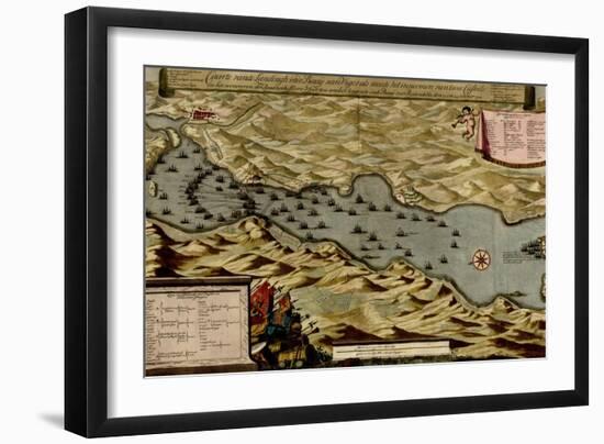 Citadel at the Ancient City of Marseille, France - 1700-Anna Beeck-Framed Art Print