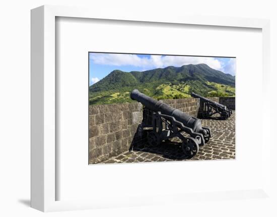 Citadel cannons, Brimstone Hill Fortress National Park, St. Kitts, St. Kitts and Nevis-Eleanor Scriven-Framed Photographic Print