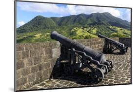 Citadel cannons, Brimstone Hill Fortress National Park, St. Kitts, St. Kitts and Nevis-Eleanor Scriven-Mounted Photographic Print