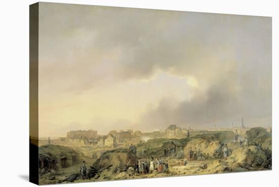 Citadel of Antwerp Shortly after the Siege-Ferdinand De Braekeleer-Stretched Canvas