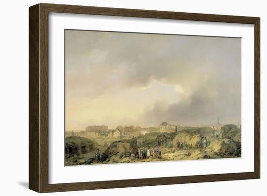 Citadel of Antwerp Shortly after the Siege-Ferdinand De Braekeleer-Framed Art Print