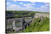 Citadel of Dinant on Meuse River, Dinant, Province of Namur, Wallonia, Belgium, Europe-Hans-Peter Merten-Stretched Canvas