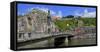 Citadel of Dinant on Meuse River, Dinant, Province of Namur, Wallonia, Belgium, Europe-Hans-Peter Merten-Framed Stretched Canvas