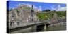 Citadel of Dinant on Meuse River, Dinant, Province of Namur, Wallonia, Belgium, Europe-Hans-Peter Merten-Stretched Canvas