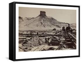 Citadel Rock, Green River Valley-null-Framed Stretched Canvas