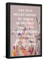 Citation d'Hélène Keller-null-Framed Poster