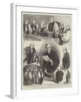 Citation of the Bishop of Lincoln before the Archbishop of Canterbury at Lambeth Palace-Thomas Walter Wilson-Framed Giclee Print