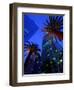 Citibank Center and Palm Trees from Below, Los Angeles, United States of America-Richard Cummins-Framed Photographic Print