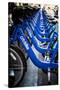 Citibikes of New York-George Oze-Stretched Canvas