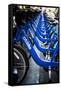 Citibikes of New York-George Oze-Framed Stretched Canvas