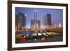 Citic Plaza at Dusk, Tianhe, Guangzhou, Guangdong, China, Asia-Ian Trower-Framed Photographic Print