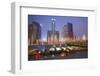 Citic Plaza at Dusk, Tianhe, Guangzhou, Guangdong, China, Asia-Ian Trower-Framed Photographic Print