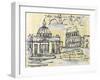 Cities III-Margaret Ferry-Framed Art Print