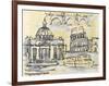 Cities III-Margaret Ferry-Framed Art Print