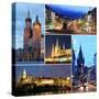 Cities of Europe - Prague and Krakow-George D.-Stretched Canvas
