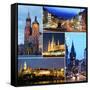 Cities of Europe - Prague and Krakow-George D.-Framed Stretched Canvas