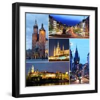 Cities of Europe - Prague and Krakow-George D.-Framed Photographic Print