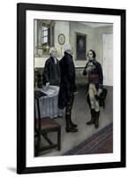 Citizen Genet presented to Washington-Howard Pyle-Framed Giclee Print