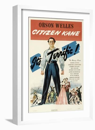 Citizen Kane, 1941-null-Framed Premium Giclee Print