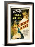 Citizen Kane, Directed by Orson Welles, 1941-null-Framed Giclee Print