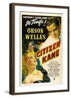 Citizen Kane, Directed by Orson Welles, 1941-null-Framed Giclee Print