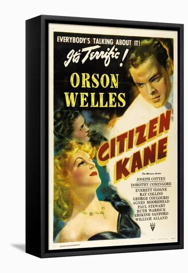 Citizen Kane, Directed by Orson Welles, 1941-null-Framed Stretched Canvas