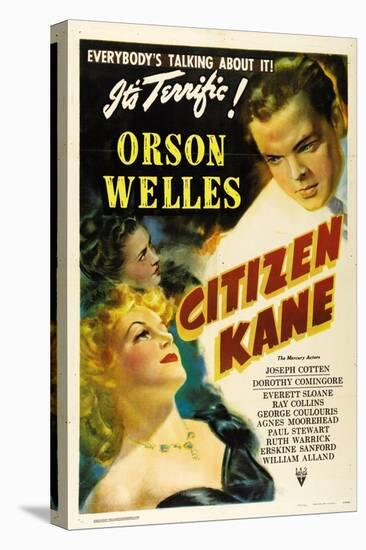 Citizen Kane, Directed by Orson Welles, 1941-null-Stretched Canvas