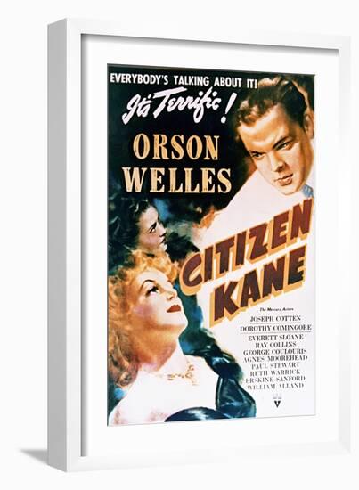 Citizen Kane - Movie Poster Reproduction-null-Framed Photo