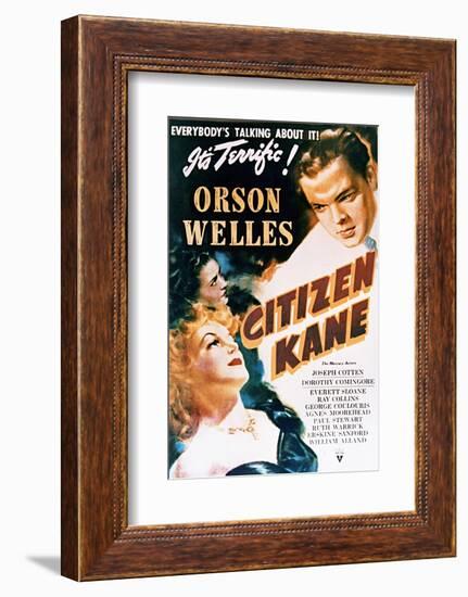 Citizen Kane - Movie Poster Reproduction-null-Framed Photo