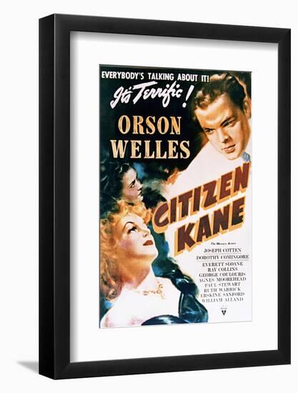 Citizen Kane - Movie Poster Reproduction-null-Framed Photo