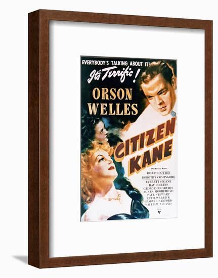 Citizen Kane - Movie Poster Reproduction-null-Framed Photo