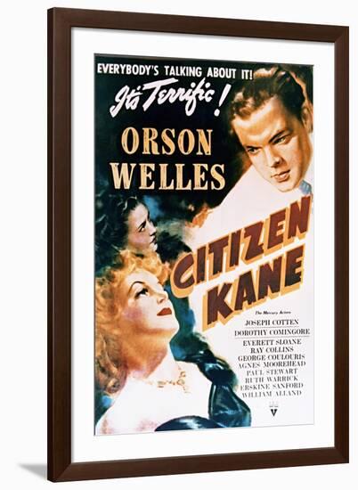 Citizen Kane - Movie Poster Reproduction-null-Framed Photo