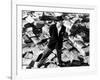 Citizen Kane, Orson Welles, 1941, Astride Stacks Of Newspaper-null-Framed Photo