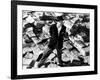 Citizen Kane, Orson Welles, 1941, Astride Stacks Of Newspaper-null-Framed Photo