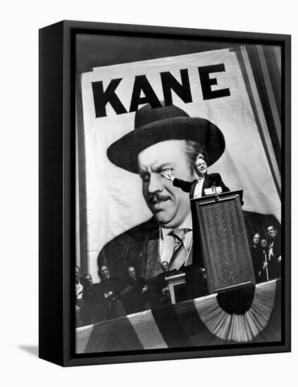 Citizen Kane, Orson Welles, 1941, Running For Governor-null-Framed Stretched Canvas