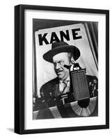 Citizen Kane, Orson Welles, 1941, Running For Governor-null-Framed Photo