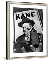 Citizen Kane, Orson Welles, 1941, Running For Governor-null-Framed Photo