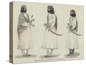 Citizen of Moultan and Sikh Soldiers-null-Stretched Canvas