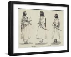 Citizen of Moultan and Sikh Soldiers-null-Framed Giclee Print