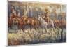 Citizen Soldiers Australia, a Cavalry Force in the Bush-Percy F.s. Spence-Mounted Premium Giclee Print