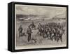 Citizen Soldiers to the Front, the Civ's Going into Action Near Johannesburg-Charles Edwin Fripp-Framed Stretched Canvas