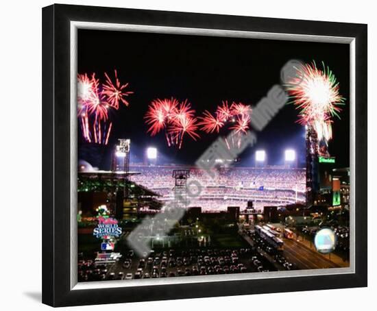 Citizens Bank Park Game 5 of the 2008 World Series-null-Framed Photographic Print