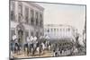 Citizens Cheering Peter Ii of Braganza in Rio De Janeiro, April 1831-null-Mounted Giclee Print